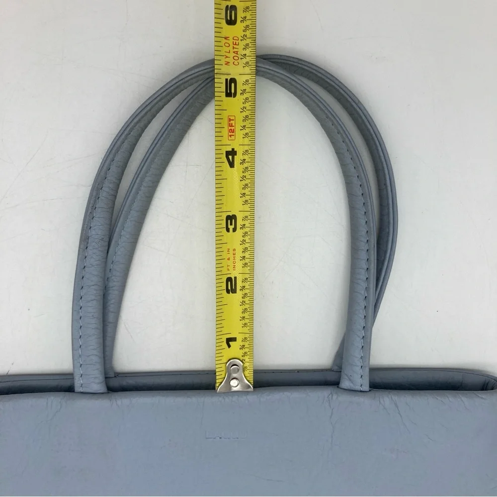 BAGGU Pebbled Leather Top Handle Tote - Picture 11 of 11